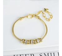 SECWL Pulsera clásica de Cadena de Hueso de Serpiente con Flor de Cinco Hojas y Piedra Natural en 10 Colores para Mujer, Pulsera de Fiesta con trébol y circonita cúbica