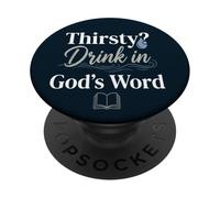 ¿SED? Bebe en la Palabra de Dios PopSockets PopGrip Adhesivo