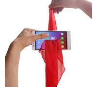 Seda A Través Del Teléfono - Bufanda Para Trucos De Magia A Través Del Accesorio De Ilusión Teléfono | Accesorios Para Mago, Accesorios De Broma Para Principiantes, Juguete Mágico Divertido Para