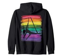Seda aérea Aerialist Vintage Aerial Yoga para niños Sudadera con Capucha