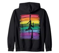 Seda aérea Aerialist Vintage Aerial Yoga para niños Sudadera con Capucha