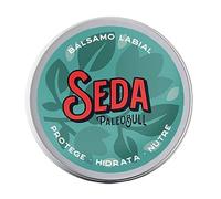 Seda Bálsamo Labial Paleo bull 15 ml, bálsamo labial natural con aceites y ceras vegetales, con vitamina E, ricino, girasol, aguacate y mimosa tenuiflora, cuidado diario.