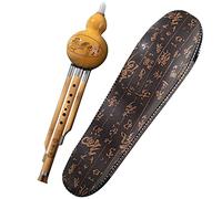 Seda Cucurbitácea Duradera Principiantes Tocando La Flauta De Cucurbitáceas Para El Examen De Grado Instrumento Flautín De La Sala De Conciertos Calabaza Natural (Color : Wood_B flat)