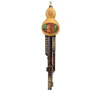 Seda De Cucurbitáceas, Un Instrumento De Flauta Tradicional Flauta De Calabaza De Sala De Conciertos De Coro Estudiantes Y Adultos Jugando Hulusi Regalo De Flauta De 7 Agujeros (Color : Brown_C-key)