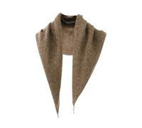 Seda noche pelo shawl para mujer en otoño y invierno Versátil casual shoulder moda knitted yarn scarf danza, marrón, Talla única