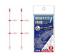 Sedal de pesca, juego de anzuelos de pesca de alta resistencia, línea de agua salada, guía de alambre, accesorio de pesca versátil, equipo de pesca de agua salada para la pesca en barco y mar