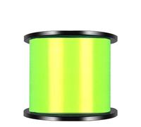 Sedal De Pesca Línea de Pesca Invisible de 500M y 1000M, Hilo de Nailon monofilamento súper Fuerte, Material Recubierto de motas for Pesca de Carpa(Yellow,500M 0.265mm-2.5)