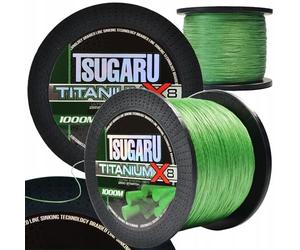 Sedal de pesca trenzado, 1000 m, titanio, X8, 0,35 mm, 67,5 kg