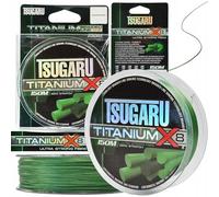 Sedal de pesca trenzado, 150 m, titanio, X8, 0,35 mm, 67,5 kg