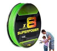 Sedal de Pro Grade Power Fluorescente Verde de 164 Yardas 8 Hilos Perception Stealth Perception para en Hielo, Salvaje, al Aire Libre, Agua Salada y Agua Dulce