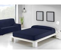 Sedalinne - Colcha Multiusos para Sofás y Cama - Cubre Sofá 230x280 cm - Tejido 85% Algodón 15% Poliéster - Ideal como Cubre Cama, Plaid o Protector de Sofá - Azul