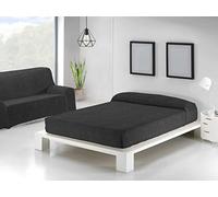 Sedalinne - Colcha Multiusos para Sofas y Cama - Cubre Sofa Verano (230x280 cm) - Tejido 85% Algodón/15% Poliéster - Ideal como Cubre Cama de Verano o Protector de Sofa - Plomo