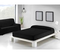 Sedalinne - Colcha Multiusos para Sofas y Cama - Cubre Sofa Verano (230x280 cm) - Tejido 85% Algodón/15% Poliéster - Ideal como Cubre Cama de Verano o Protector de Sofa - Negro