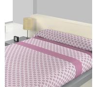 Sedalinne - Juego sábanas térmicas Fabiola - Sábanas de Invierno - Tejido Pirineo - Juego de 3 Piezas (Encimera + Bajera + Funda Almohada) Cama 105x190 cm. Color Rosa