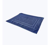 Sedalinne - Pack 2 Toallas de baño Lisa - Formato Alfombra 50x70cm - 100% algodón Peinado - Altamente Absorbente - gramaje 650 gr - Secado rápido y Tacto Suave - Color Marino