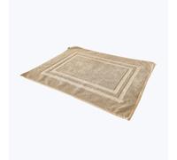 Sedalinne - Pack 2 Toallas de baño Lisa - Formato Alfombra 50x70cm - 100% algodón Peinado - Altamente Absorbente - gramaje 650 gr - Secado rápido y Tacto Suave - Color Beige