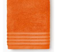 SEDALINNE - Pack 6 Toallas de baño Lisa - Formato tocador 30x50cm - 100% algodón Peinado - Altamente Absorbente - gramaje 500 gr - Secado rápido y Tacto Suave - Color Naranja
