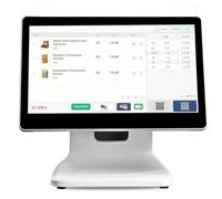 SEDAMORALLY Caja Registradora Electrónica,Terminal Pos con Pantalla Táctil De 15,6" para Comercio Minorista Y Restaurantes, Equipo De Caja Registradora, para Comercio Minorista,Tienda