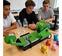 SEDAMORALLY Extrusora Filamento 3D para Impresora a Partir de Botellas de Plástico con Pantalla Digital Control Temperatura para Reciclaje Familiar Green