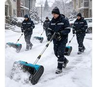 SEDAMORALLY Soplador de Nieve Ligero para Toda la Familia, tamaño Compacto Desmontable, Limpia propiedades y Caminos rápidamente 1Battery