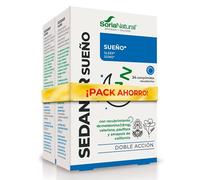 Sedaner Sueño, pack 2, Soria Natural | Melatonina - Amapola de California - Pasiflora y valeriana - Conciliación del sueño - Relajación - Descanso nocturno