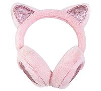 SEDEX Orejeras de invierno para niños y niñas,lindo unicornio, gato, esponjoso, calentador de orejas para niños, de felpa, térmicas, peludas, a prueba de viento, diadema suave, deportes al aire libre