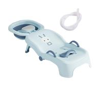 Sedia Bagnetto Pieghevole Bambini 0-10 Anni Sgabello reclinabile per lavaggio capelli, poltrona pratica, uso doméstico y profesional, portátil, cómodo, ideal baño, cuidado infantil, fácil