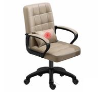 Sedia da Studio ergonomica con poggiatesta, sedia da ufficio regolabile in Altezza con rotelle girevoli a 360 gradi, adatta per l'uso in ufficio e a casa(Brown,Premium)
