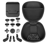 Sedicoca Paquete completo de componentes para mando inalámbrico Xbox Elite Series 2, el paquete incluye 1 funda de transporte, 1 base, 4 palas, 2 DPads, 6 paletas, 1 herramienta, para Xbox One Elite