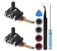 Sedicoca Paquete de 2 joystick de repuesto para ROG Ally, Hall Joystick compatible con ASUS ROG Ally compatible con GPD WIN3 de mano, kit de reparación de deriva de transductor de palo analógico,