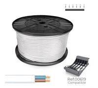 Sediles Cable Eléctrico Manguera Blanco 2 x 1,5 mm 200 m h05vvh2-f - Marca EAN: 8435734703941