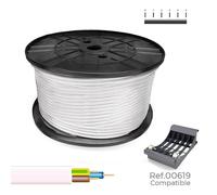 Sediles cable eléctrico manguera blanco 3 x 1,5 mm 150 m h05vv-f - ma