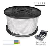Sediles cable eléctrico manguera blanco 3 x 1 mm 200 m h05vvh2-f - ma