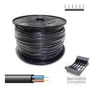 Sediles Manguera H05VV-F 2 x 1.00 mm² Negra, Bobina 400 m