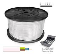 Sediles Manguera Tubular H05VV-F 3G 2,50 mm² Blanca 150 m Bobina