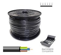 Sediles Manguera Tubular H05VV-F 3G1,00mm² Negra, 300 m