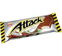 SEDITA Attack Coconut - Barritas de barquillo con crema de coco y cobertura leche-cacao, 48 × 30 g