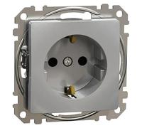Sedna Design & Elements Enchufe (Aluminio, 16 A, Empotrar)
