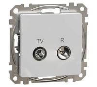 Sedna Design & Elements Toma TV R 10dB Intermedia (Aluminio, Colocar)