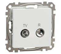 Sedna Design & Elements Toma TV R 7dB Intermedia (Blanco, Colocar)