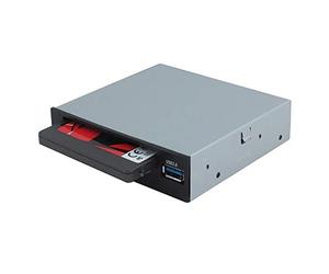 Sedna SE-IHD-302-U 3.5" E / S de los puertos del panel Negro, Gris panel bahía disco duro - Drive bay panel (8,89 cm (3.5"), E / S de los puertos del panel, 2.5", USB 3.0 (3.1 Gen 1) Type-A, Negro, Gris)