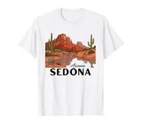 Sedona Arizona Desierto Paisaje Cactus Arte Suroeste Naturaleza Camiseta