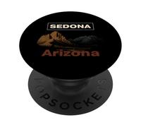Sedona Arizona Road Trip Wild West Desert Vintage Al Aire Libre PopSockets PopGrip Adhesivo