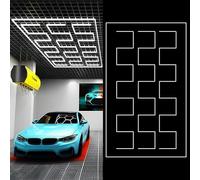 Sedtonmu Luz Led Hexagonal para Garaje 6500K Hexágonos Lampara Luces En Forma De Panal para Estaciones de Trabajo e iluminación de talleres SóTano Tienda Gimnasio Taller,6000k,8