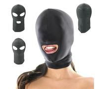 Seduction Awaits Chapeau élastique respirant de qualité supérieure Elevate Your Club Wear with Premium BSDM Head Cover Mask máscara de cosplay con capucha ZGY114
