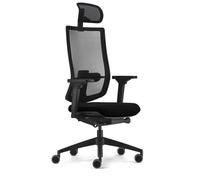 Sedus, Se:do Pro Light 2 - Silla de Oficina ergonómica, Membrana de Red, Color Negro, Soporte Lumbar, Soporte para el Cuello, Altura Regulable