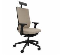 Sedus Se:do Pro Silla de oficina ergonómica giratoria de escritorio, color beige crema, para oficina en casa y oficina (respaldo acolchado + soporte para el cuello)