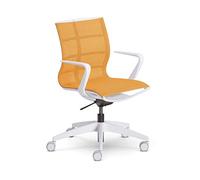 Seduse: Joy - Silla de Oficina giratoria, Conferencia Silla, diseño Silla, Escritorio Silla, plástico, Color Naranja