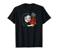 See, I Do Have A Heart Creepy Cute Girl With Heart Camiseta