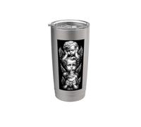 See No Evil Speak No Evil Hear No Evil Angel Baby Querubines Vaso térmico de acero inoxidable de doble pared